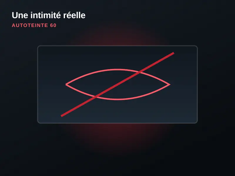 Habitacle rendu invisible depuis l’extérieur